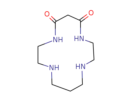 Molecular Structure of 63972-19-0 (1,4,8,11-Tetraazacyclotetradecane-5,7-dione)
