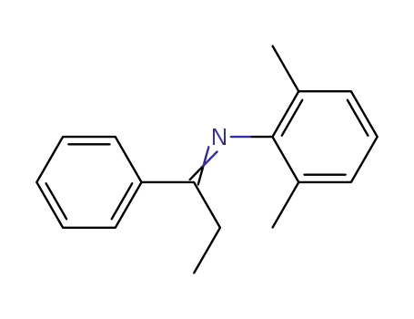 Benzenamine, 2,6-dimethyl-N-(1-phenylpropylidene)-
