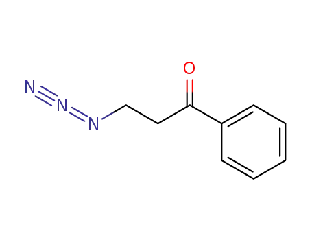 Molecular Structure of 113986-29-1 (1-Propanone, 3-azido-1-phenyl-)