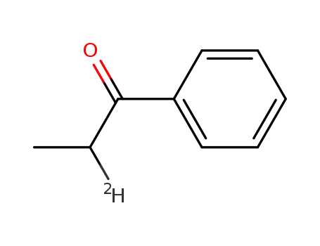 Molecular Structure of 76973-09-6 (propiophenone-α-d<sub>1</sub>)