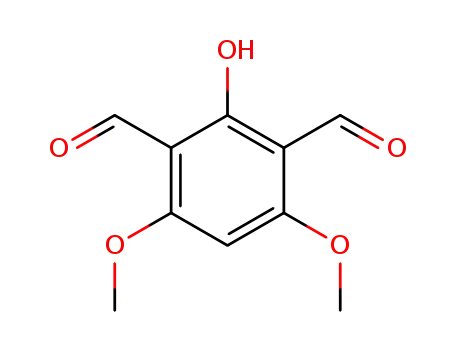 Molecular Structure of 125666-65-1 (2,6-DIFORMYL-3,5-DIMETHOXYPHENOL)