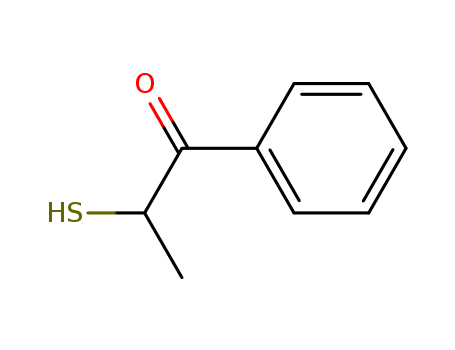 Molecular Structure of 13792-77-3 (1-Propanone, 2-mercapto-1-phenyl-)