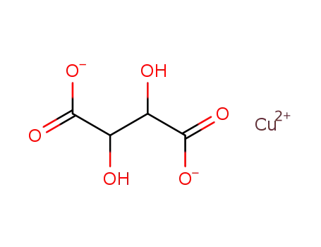 Molecular Structure of 27004-40-6 (Copper tartrate)