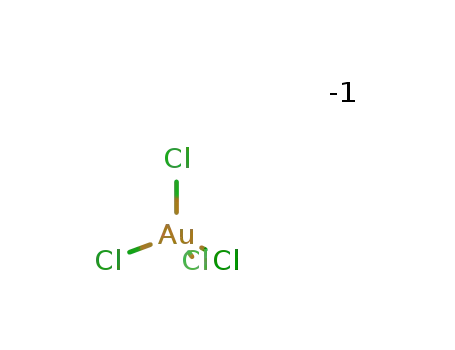 Molecular Structure of 14337-12-3 (tetrachlorogold(1-))