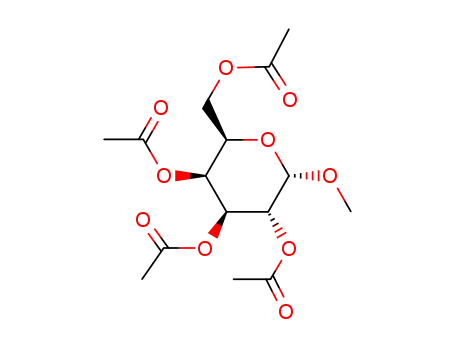 Molecular Structure of 5019-22-7 (methyl 2,3,4,6-tetra-O-acetyl-α-D-galactopyranoside)