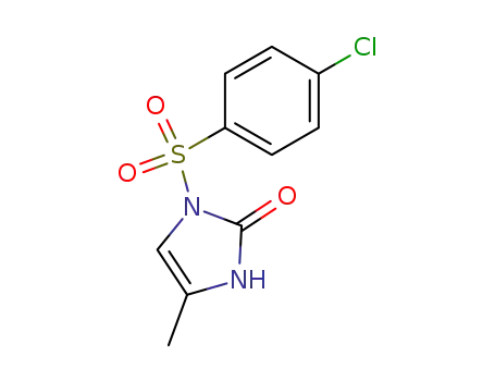 Molecular Structure of 79614-36-1 (1-(4'-chlorobenzenesulfonyl)-4-methylimidazolin-2-one)
