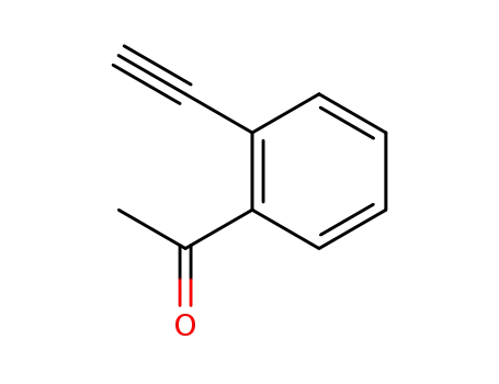 Molecular Structure of 104190-22-9 (Ethanone,1-(2-ethynylphenyl)-(9CI))