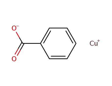 Molecular Structure of 14604-51-4 (Benzoic acid, copper(1+) salt)
