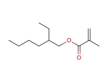 688-84-6,2-Ethylhexyl methacrylate,Methacrylicacid, 2-ethylhexyl ester (6CI,7CI,8CI);1-Hexanol, 2-ethyl-, methacrylate(6CI);2-Ethylhexyl methacrylate;Acryester EH;Blemmer EHMA 25;H 22;H 22(methacrylate);Light Ester EH;NSC 24173;NSC 32647;