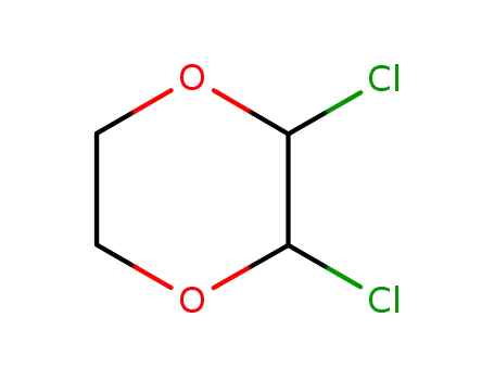 Molecular Structure of 95-59-0 (2,3-DICHLORO-P-DIOXANE)