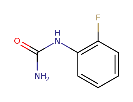 Molecular Structure of 656-31-5 (2-FLUOROPHENYLUREA)