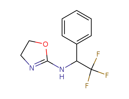 Molecular Structure of 65687-00-5 ((-)-4,5-dihydro-N-(2,2,2-trifluoro-1-phenylethyl)oxazol-2-amine)