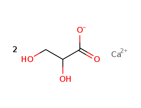 Propanoic acid,2,3-dihydroxy-, calcium salt (2:1), (2R)-