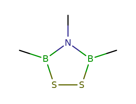 Molecular Structure of 57877-88-0 (3,4,5-trimethyl-1,2,4,3,5-dithiazadiborolidine)