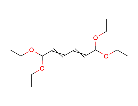 Molecular Structure of 3975-10-8 (1,1,6,6-tetraethoxyhexa-2,4-diene)
