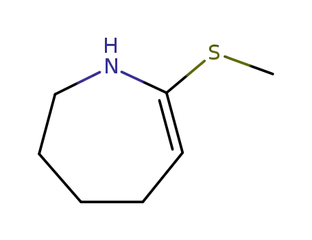 Molecular Structure of 80096-41-9 (7-Methylsulfanyl-2,3,4,5-tetrahydro-1H-azepine)