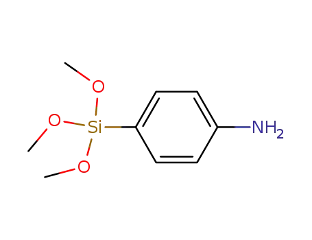 Molecular Structure of 33976-43-1 (M-AMINOPHENYLTRIMETHOXYSILANE)