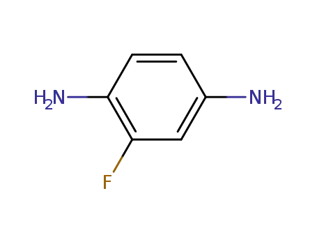 Molecular Structure of 14791-78-7 (2-FLUORO-BENZENE-1,4-DIAMINE)