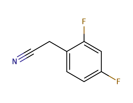 Molecular Structure of 656-35-9 (2,4-DIFLUOROPHENYLACETONITRILE)