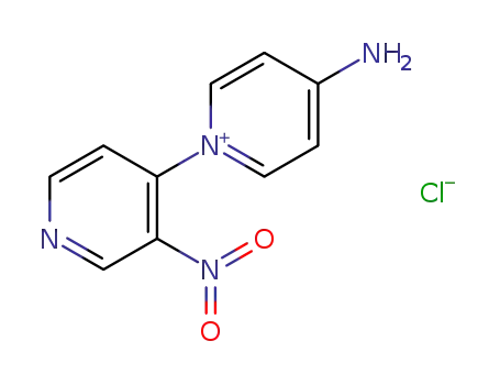 Molecular Structure of 1412913-76-8 (4-amino-1-(3-nitropyridin-4-yl)pyridinium chloride)