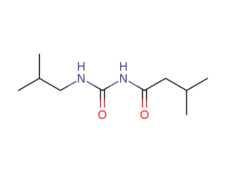 Molecular Structure of 952005-55-9 (<i>N</i>-isobutyl-<i>N</i>'-isovaleryl-urea)