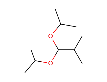 Molecular Structure of 13262-23-2 (Propane, 2-methyl-1,1-bis(1-methylethoxy)-)