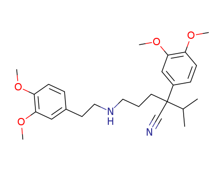 Benzeneacetonitrile, a-[3-[[2-(3,4-dimethoxyphenyl)ethyl]amino]propyl]-3,4-dimethoxy-a-(1-methylethyl)-, (aR)-