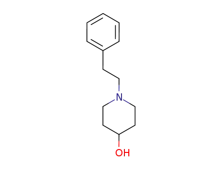 Molecular Structure of 3518-76-1 (1-phenethylpiperidin-4-ol)