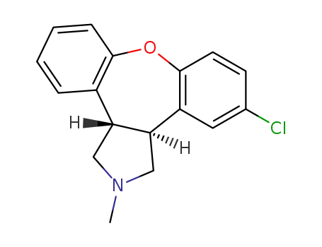 5-chloro-2-methyl-2,3,3a,12b-tetrahydro-1H-dibenzo[2,3:6,7]oxepino[4,5-c]pyrrole maleate
