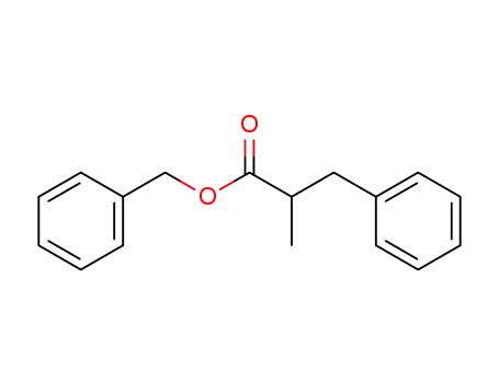Molecular Structure of 848613-18-3 (Benzenepropanoic acid, a-methyl-, phenylmethyl ester)