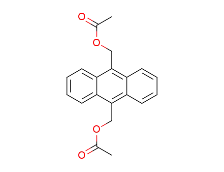 Molecular Structure of 10273-84-4 ((10-[(Acetyloxy)methyl]-9-anthryl)methyl acetate)