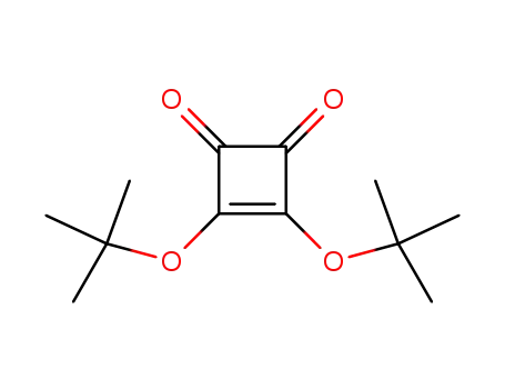 Molecular Structure of 66478-66-8 (3,4-Di(tert-butoxy)-3-cyclobutene-1,2-dione)