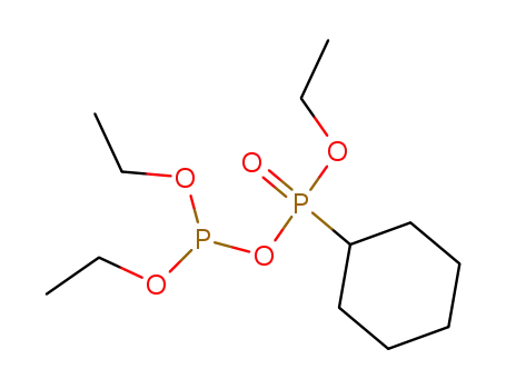 Molecular Structure of 96529-96-3 (diethoxyphosphino ethyl cyclohexylphosphonate)