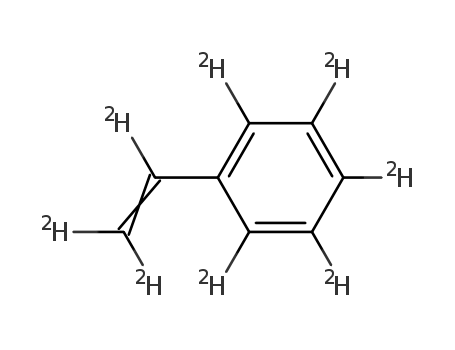 Molecular Structure of 19361-62-7 (STYRENE-D8)