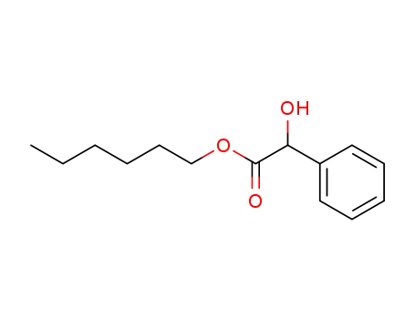 Molecular Structure of 5431-31-2 (hexyl hydroxy(phenyl)acetate)
