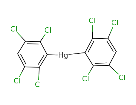 Molecular Structure of 38180-52-8 ((p-HC<sub>6</sub>Cl<sub>4</sub>)2Hg)