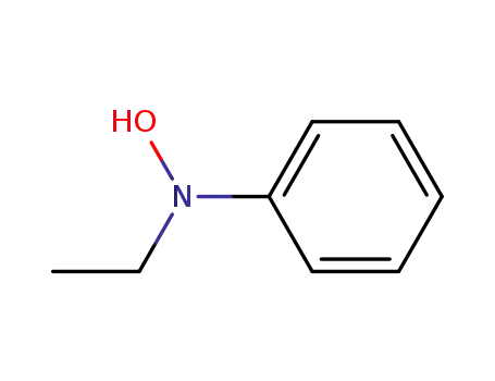 Molecular Structure of 7447-59-8 (N-ethyl-N-hydroxyaniline)