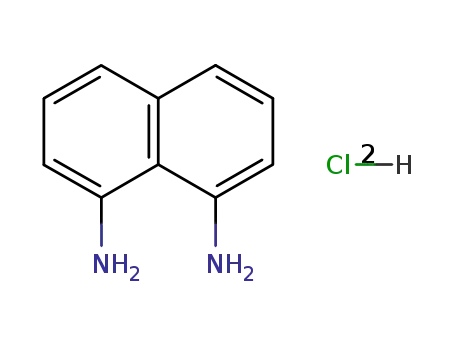 Molecular Structure of 6028-17-7 (1,8-Naphthalenediamine, dihydrochloride)