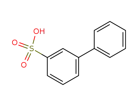 Molecular Structure of 41949-30-8 ([1,1'-Biphenyl]-3-sulfonic acid)