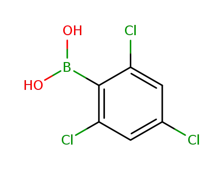 Molecular Structure of 73852-18-3 (2,4,6-Trichlorophenylboronic acid)