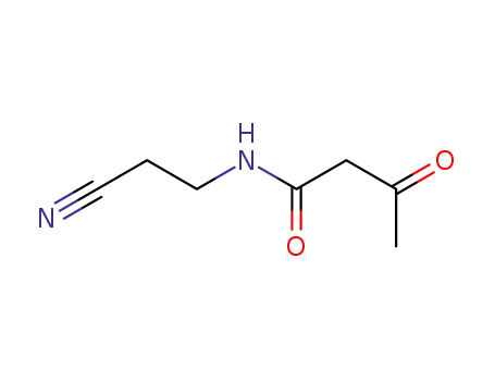 Molecular Structure of 39795-76-1 (N-(2-cyanoethyl)-3-oxobutyramide)