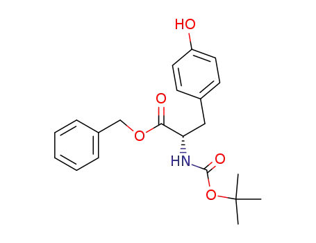 Molecular Structure of 19391-35-6 (BOC-TYR-OBZL)