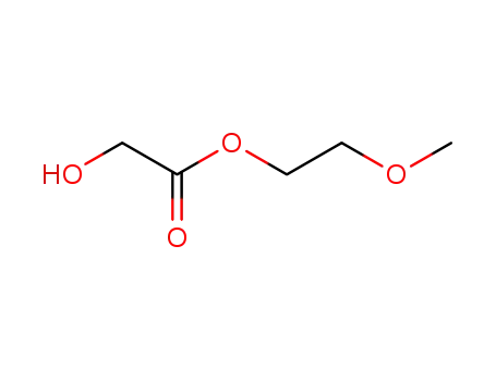 Molecular Structure of 74531-62-7 (2-methoxyethyl hydroxyacetate)