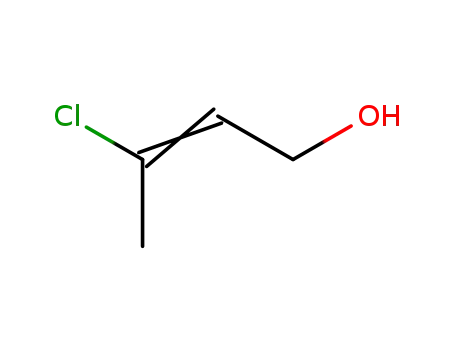 Molecular Structure of 40605-42-3 (3-CHLORO-2-BUTEN-1-OL)