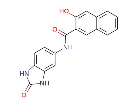 Molecular Structure of 26848-40-8 (3-Hydroxy-N-(2-oxo-1,3-dihydrobenzoimidazol-5-yl)naphthalene-2-carboxamide)