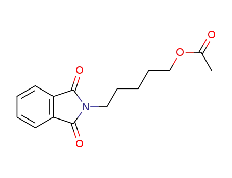 Molecular Structure of 367275-37-4 (5-(1,3-dioxoisoindolin-2-yl)pentyl acetate)