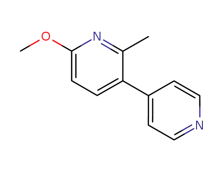 Molecular Structure of 91618-17-6 (3,4'-Bipyridine, 6-methoxy-2-methyl-)