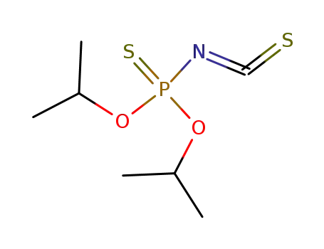 Molecular Structure of 69674-00-6 (diisopropoxythiophosphoryl isothiocyanate)
