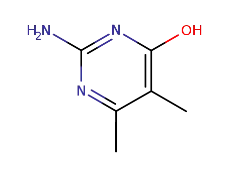 Molecular Structure of 3977-23-9 (2-AMINO-5,6-DIMETHYL-4-HYDROXYPYRIMIDINE)