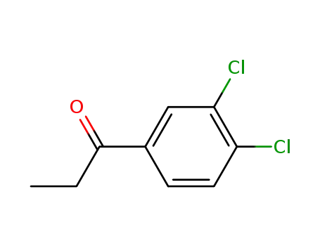 Molecular Structure of 6582-42-9 (3',4'-DICHLOROPROPIOPHENONE)